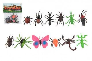Obrázek z Hmyz/zvířátko mini plast 4-8cm 12ks v sáčku 